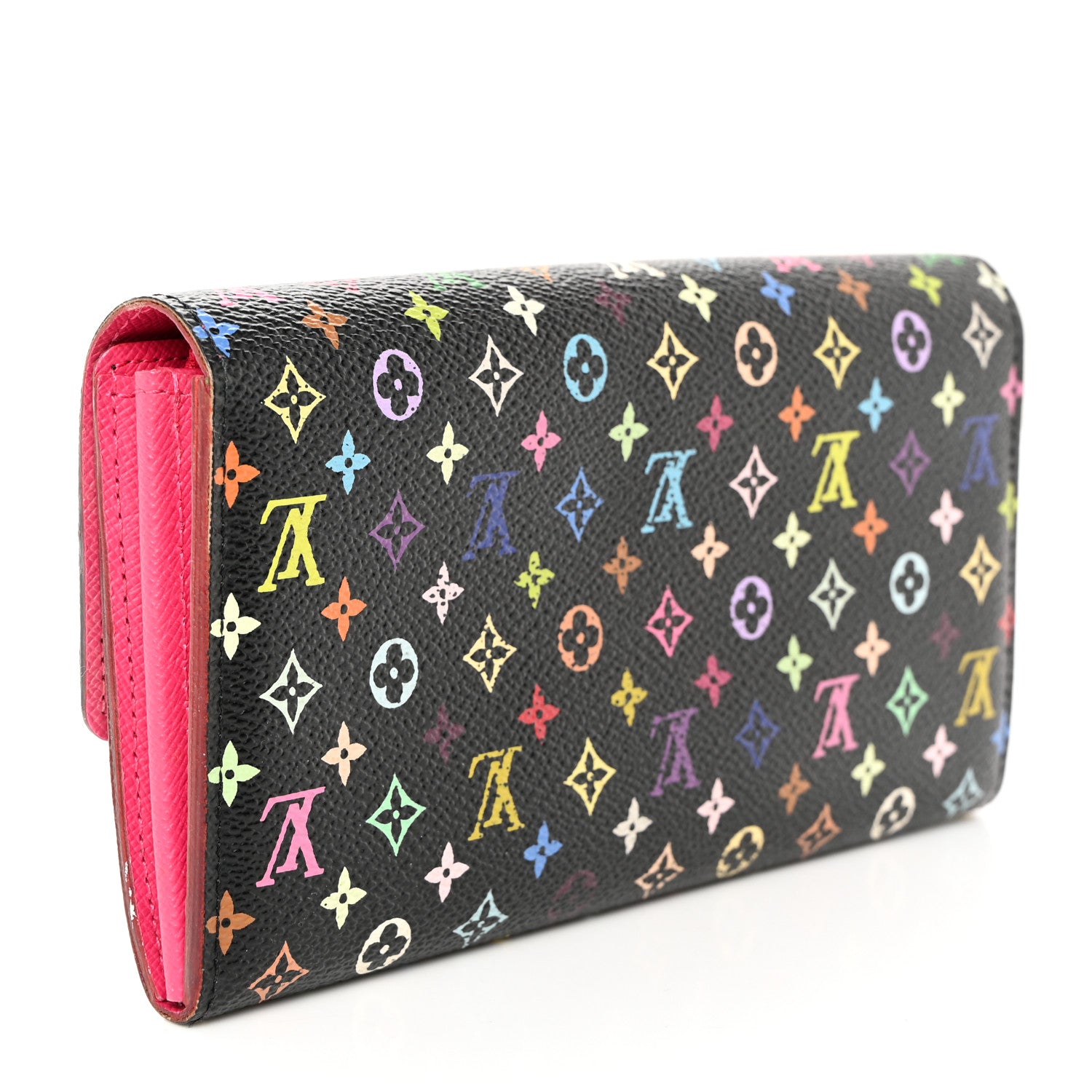 Louis Vuitton Monogram Multicolor Sarah Wallet Black Grenade 3 of 14
