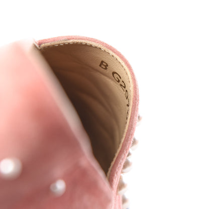 Chanel Suede Pearl CC Espadrilles 37 Pink 12 of 19