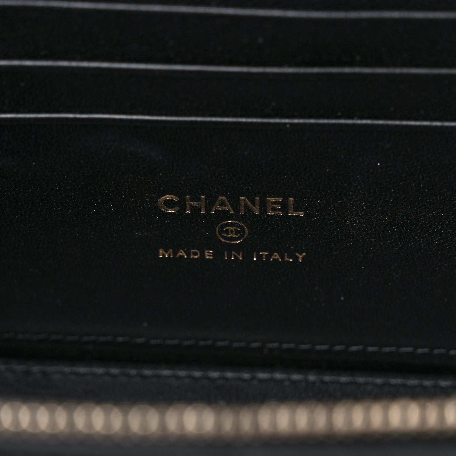 Chanel Lambskin Quilted Small Top Handle Vanity Case With Chain Black 6 of 9