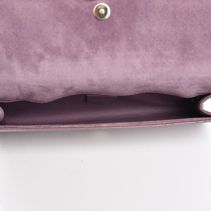 Gucci Patent Microguccissima Small Broadway Clutch Argyle Lavender 5 of 9