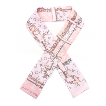 Louis Vuitton Silk Monogram Confidential Bandeau Light Pink 1 of 3