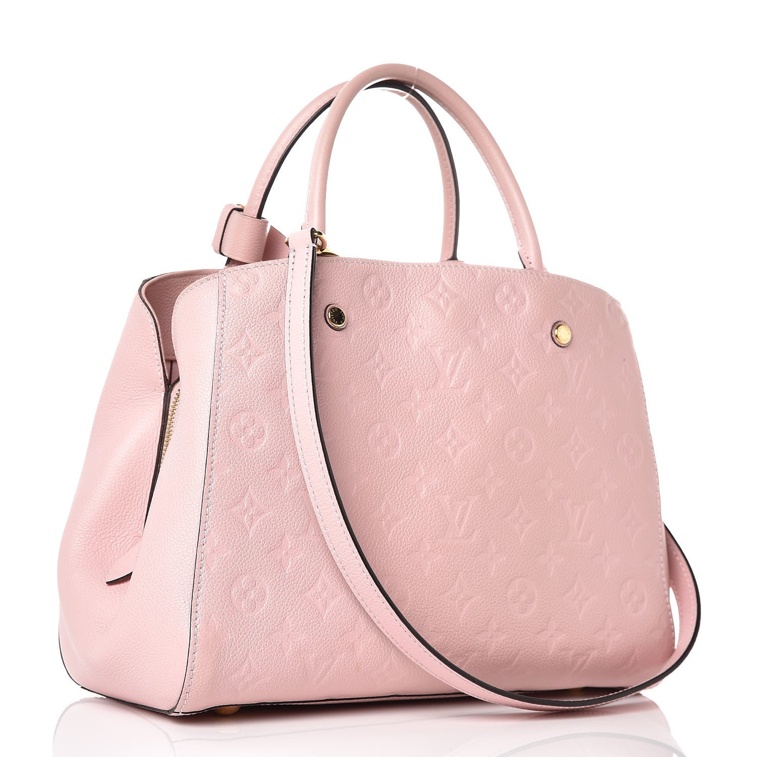 Louis Vuitton Empreinte Montaigne MM Rose Ballerine 4 of 18