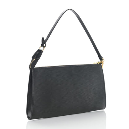 Louis Vuitton Epi Pochette Accessories 24 Black 3 of 12