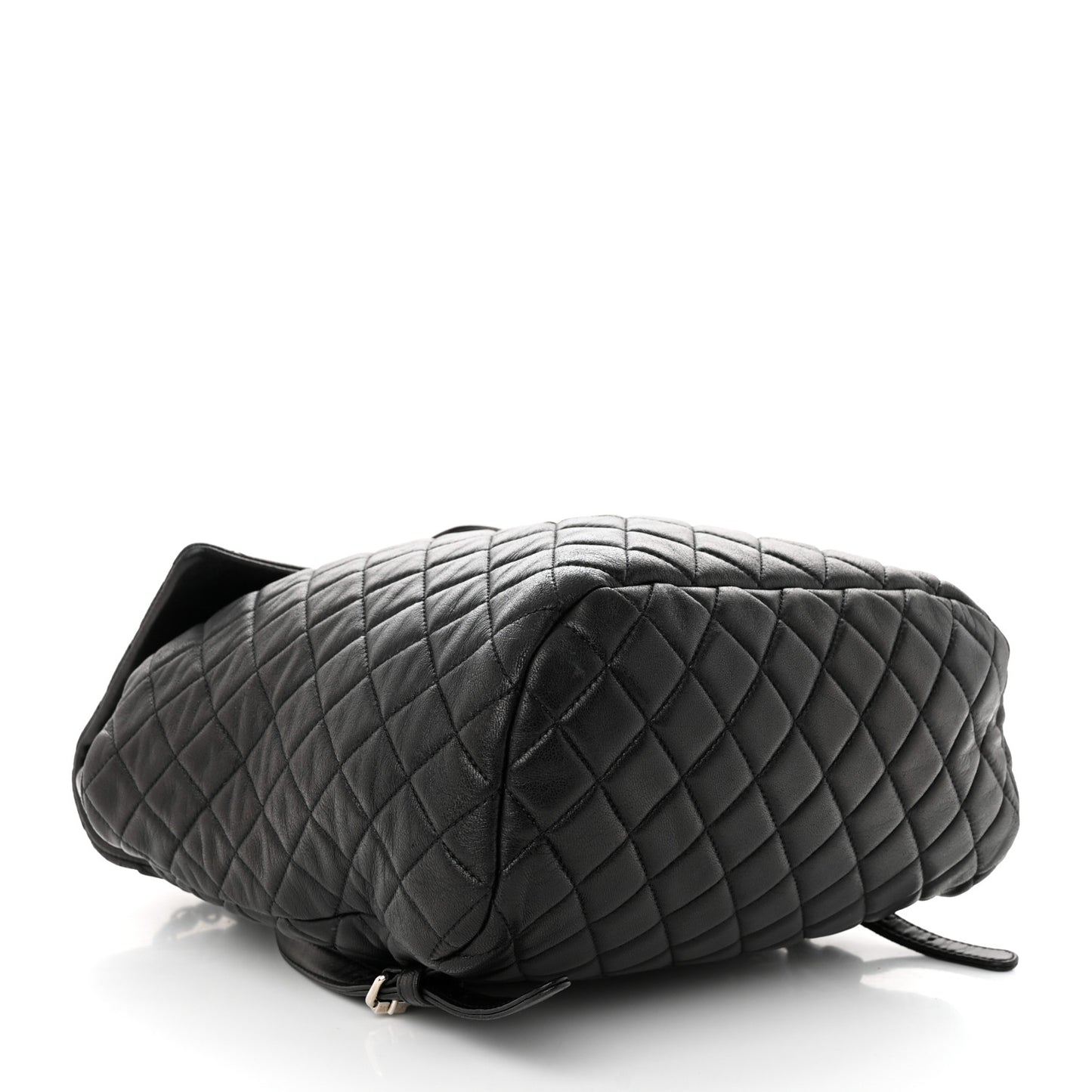 Calfskin Quilted Large Urban Spirit Backpack Black
