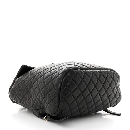 Chanel Calfskin Quilted Large Urban Spirit Backpack Black 4 of 12