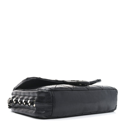 Chanel Glazed Caviar Quilted Medium Modern Chain Flap Black 4 of 11