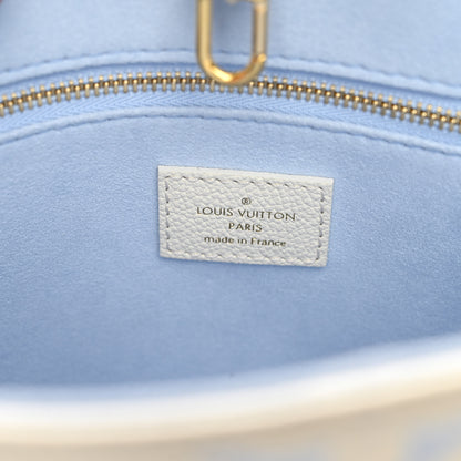 Louis Vuitton Empreinte Monogram Giant Onthego PM Latte Candy Blue 7 of 9