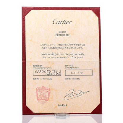 Cartier Platinum 3mm C De Wedding Band Ring 66 11.5 7 of 7