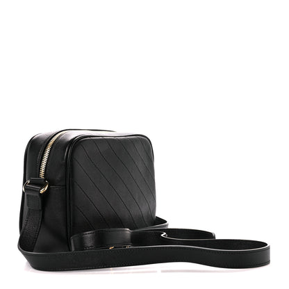 Gucci Sakai Be Green Calfskin Diagonal Stitched Small Blondie Shoulder Bag Black 3 of 11