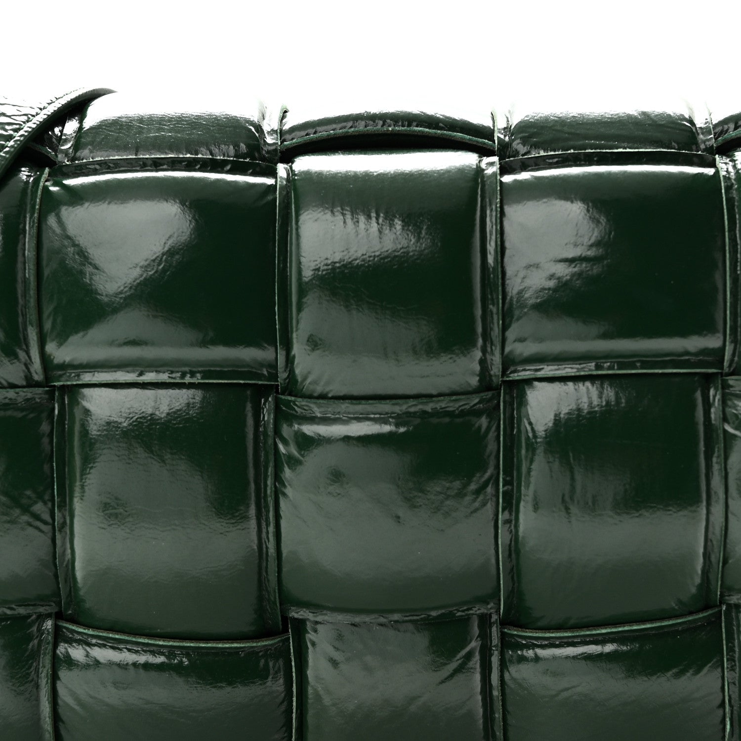 Bottega Veneta Textured Deerskin Maxi Intrecciato Padded Cassette Crossbody Bag Raintree 8 of 10