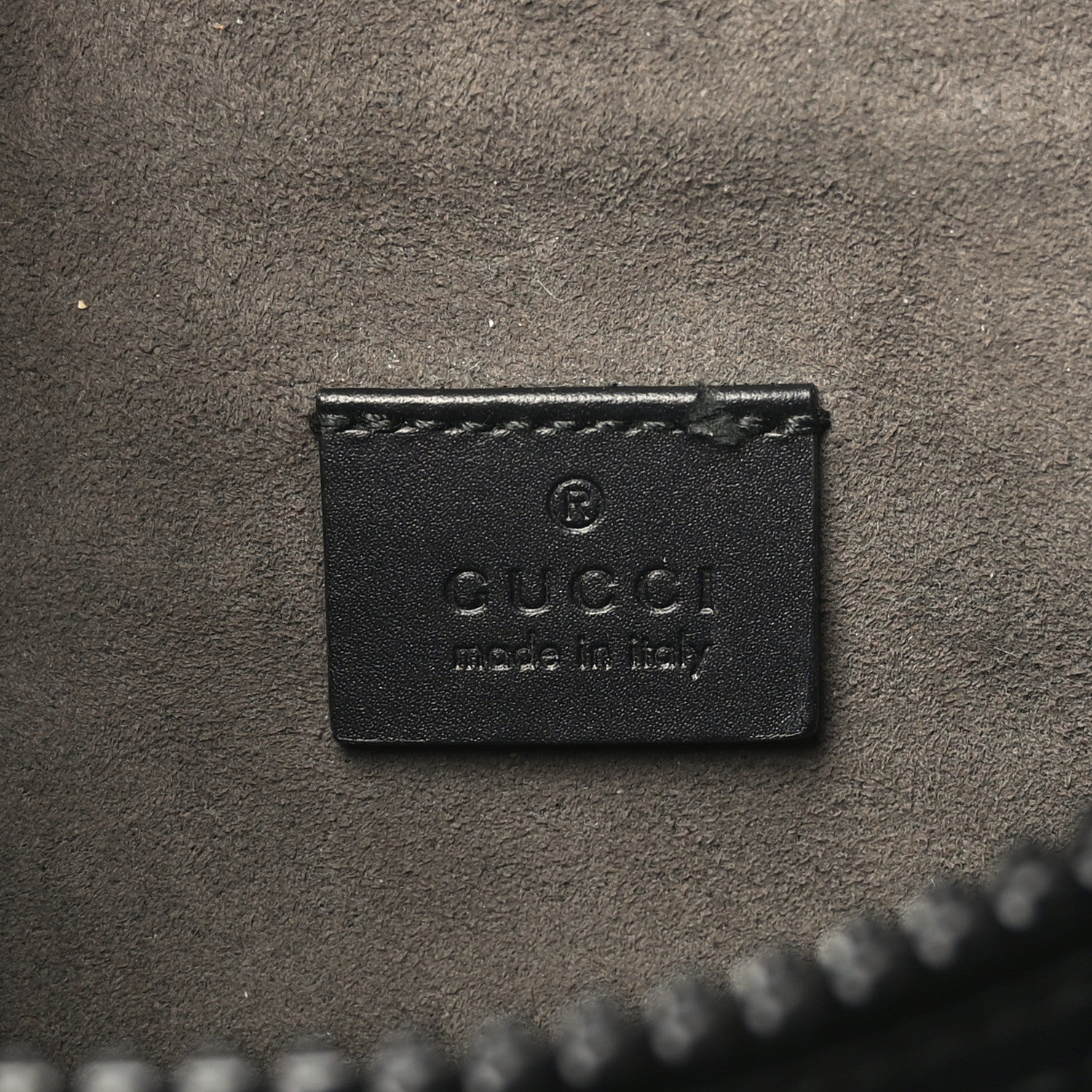 Gucci GG Supreme Monogram Belt Bag Black 6 of 10