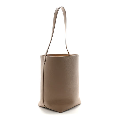 The Row Grained Calfskin Medium N/S Park Tote Dark Taupe 3 of 10