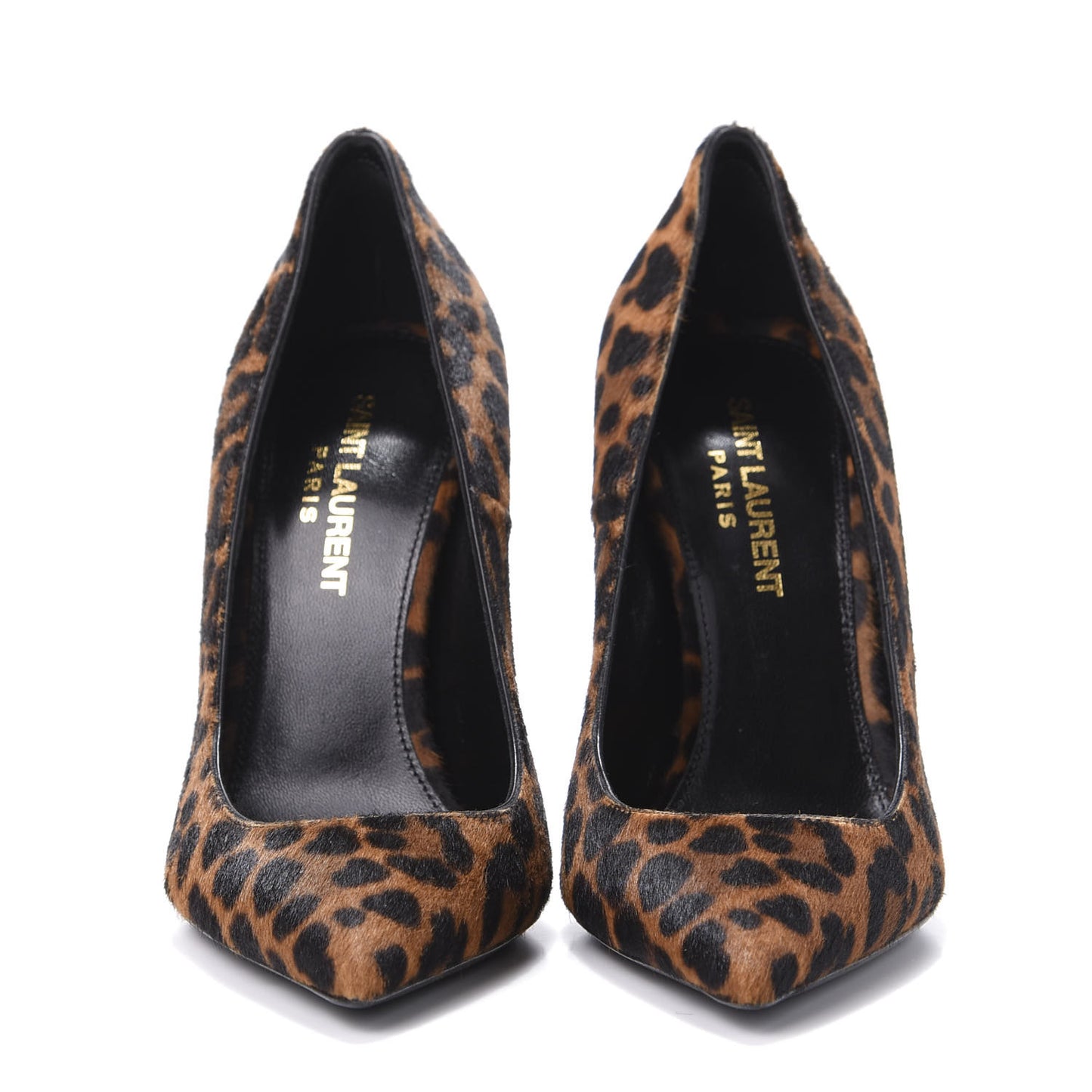Calf Hair Leopard Print Opyum 110 Pumps 35 Brown