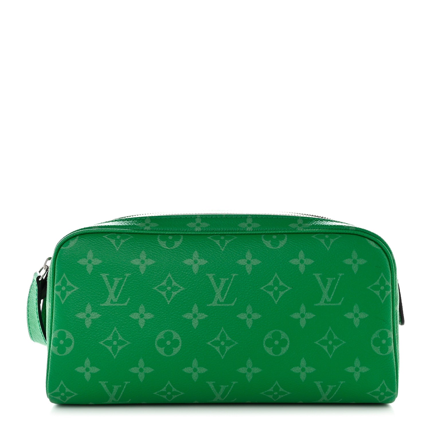 VUITTON グリーンバック Louis Vuitton Taigarama Dopp Kit Toilet Pouch Cactus Green 1518240