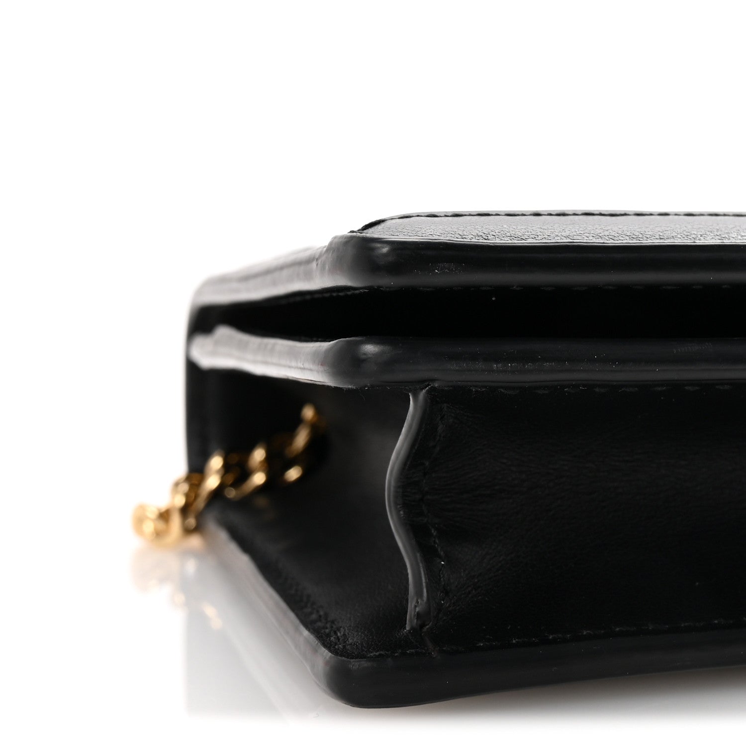 Gucci Calfskin GG Matelasse Chain Wallet Black 8 of 9