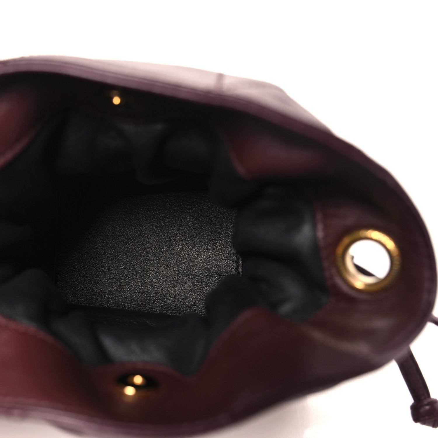 Saint Laurent Lambskin Matelasse Monogram Mini Jamie Shoulder Pouch Rouge Cabernet 5 of 9