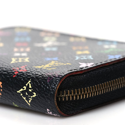 Louis Vuitton Monogram Multicolor Zippy Coin Purse Black 9 of 12