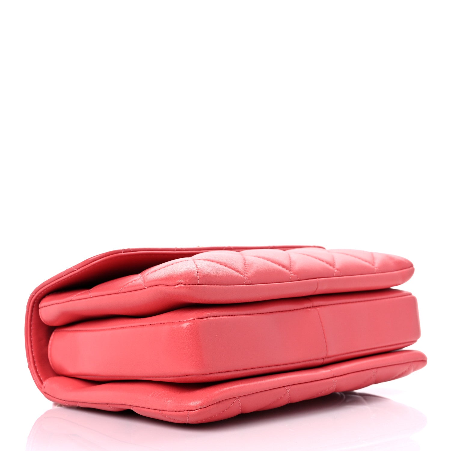 Chanel Lambskin Quilted Small Trendy CC Flap Dual Handle Bag Red 4 of 11