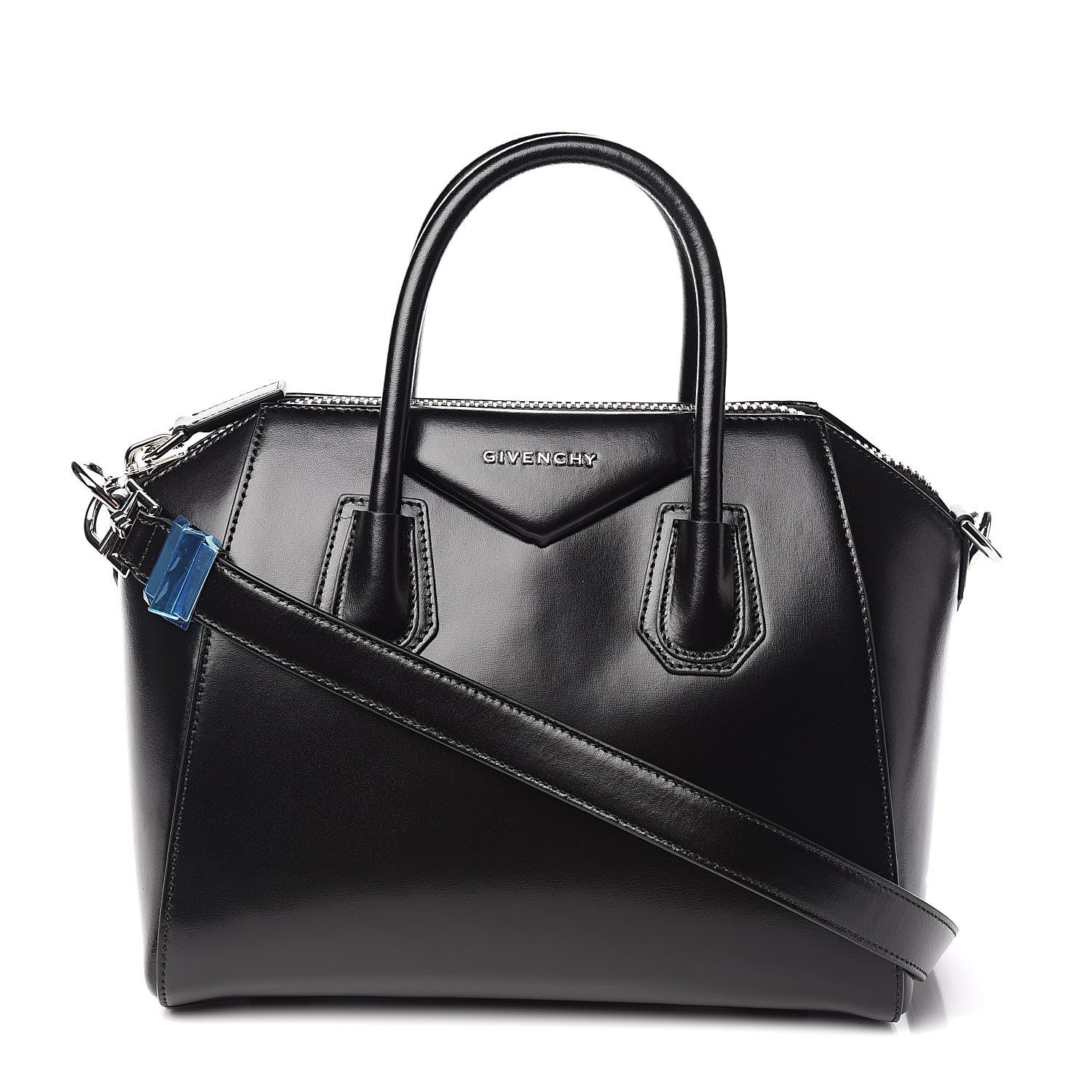 Givenchy Shiny Lord Calfskin Small Antigona Black 1 of 10