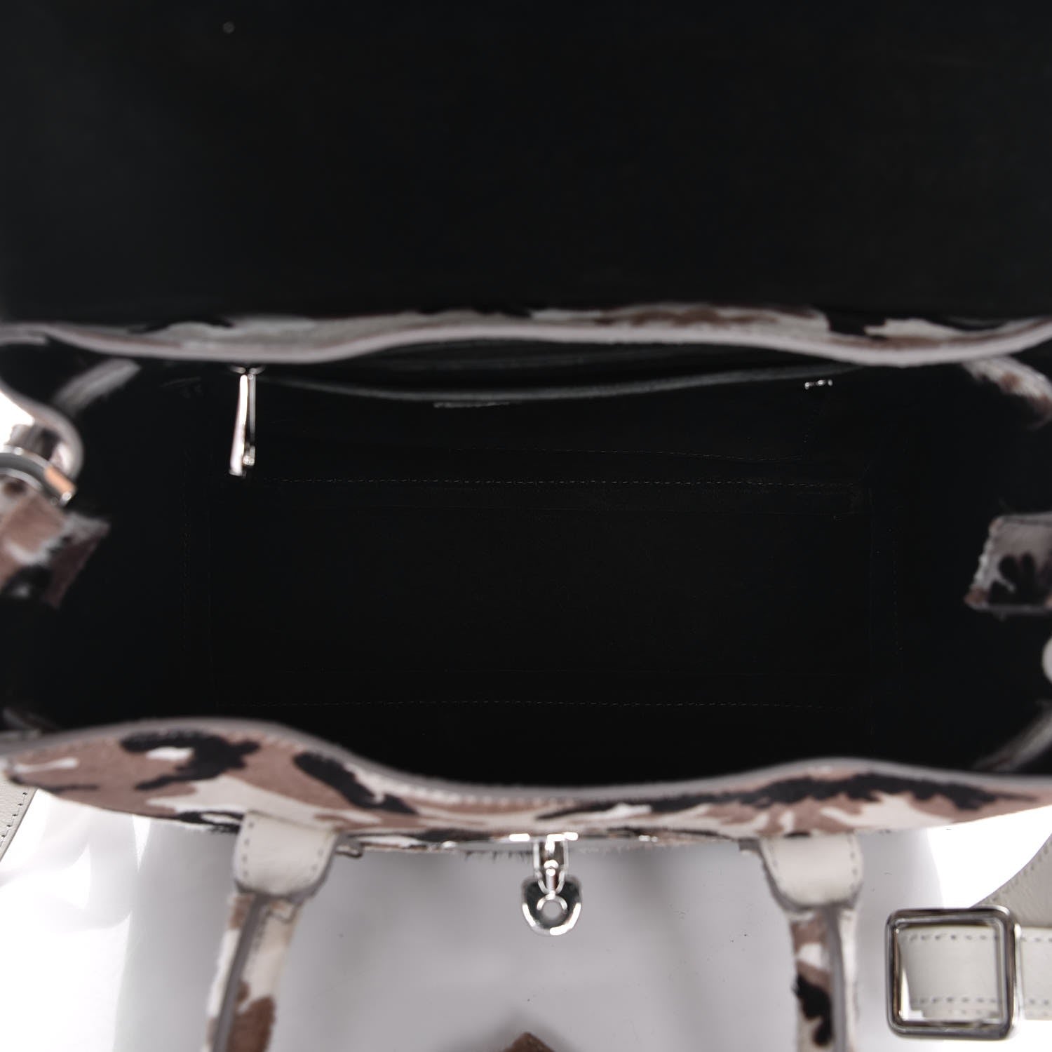 Mulberry Calf Hair Camo Cara Delevingne Mini Backpack Beige 5 of 7