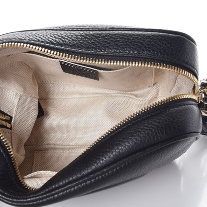 Gucci Pebbled Calfskin Small Soho Disco Bag Black 5 of 7