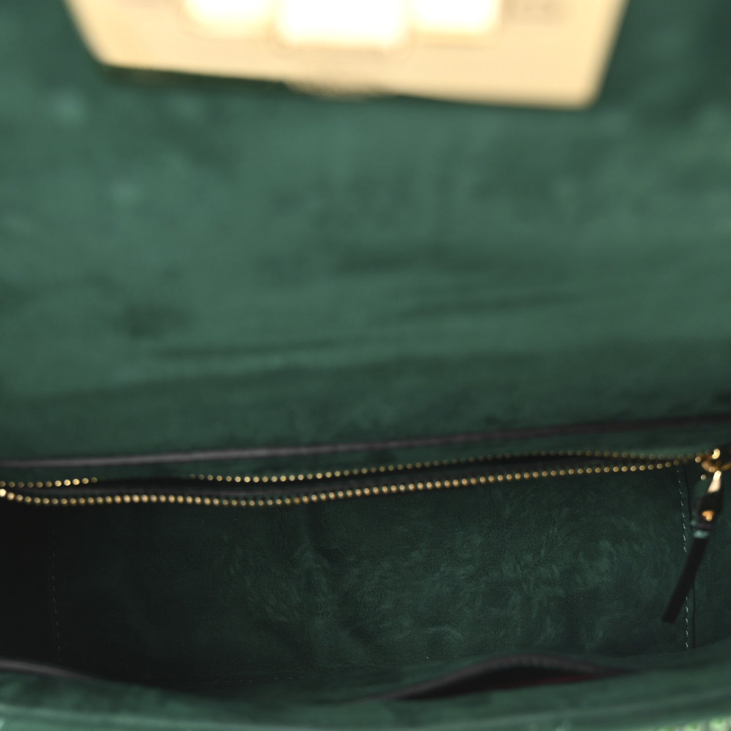 Crystal Suede Enamel Medium Roman Stud Shoulder Bag Green