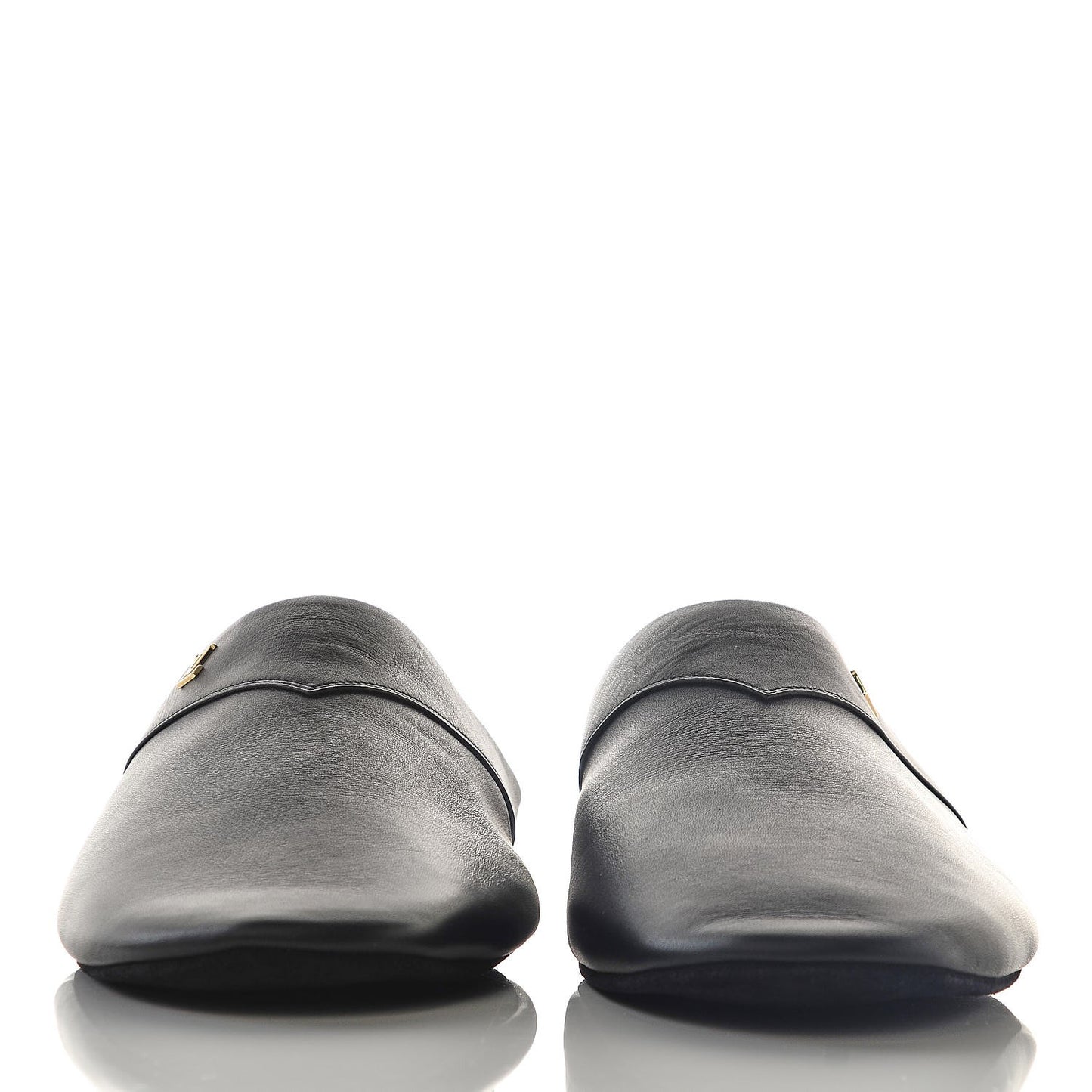X SUPREME Lambskin Mens Hugh Slippers 8 Black