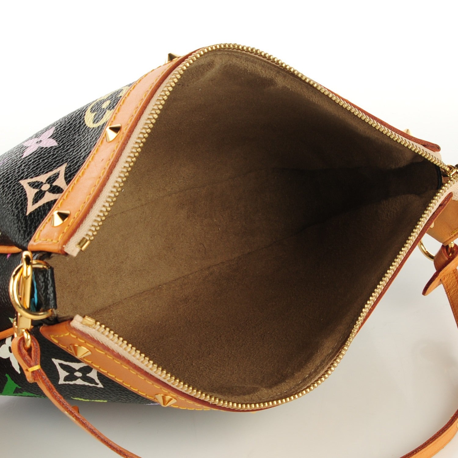 Louis Vuitton Monogram Multicolor Pochette Accessories Black 5 of 8