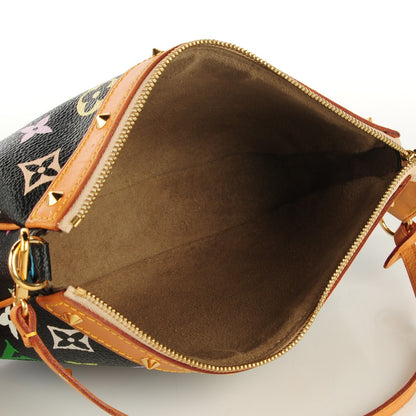 Louis Vuitton Monogram Multicolor Pochette Accessories Black 5 of 8