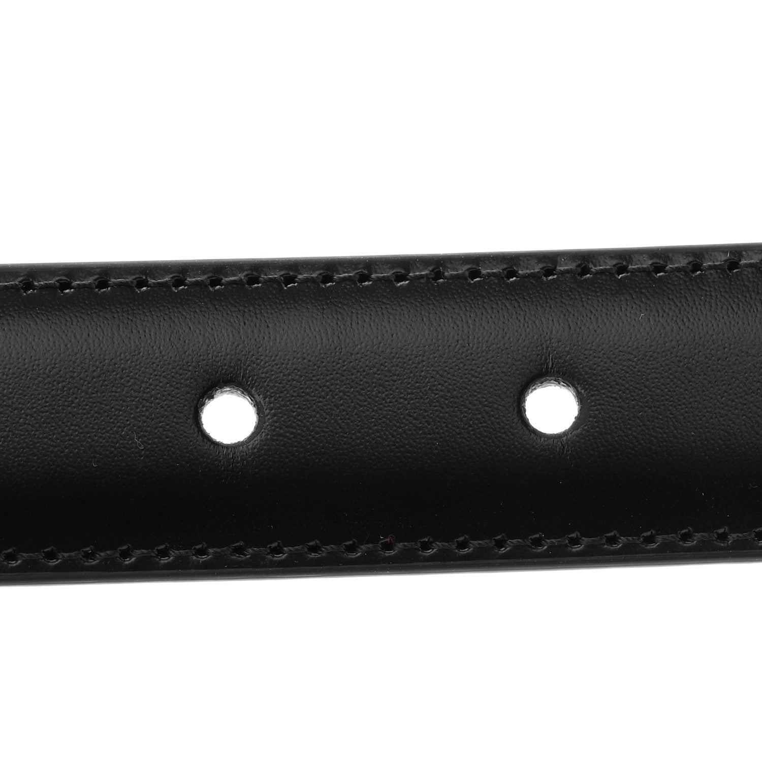 Celine Taurillon Calfskin Medium 25mm Triomphe Belt 90 36 Black 5 of 7