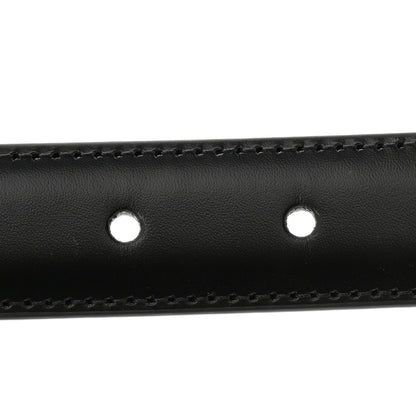 Celine Taurillon Calfskin Medium 25mm Triomphe Belt 90 36 Black 5 of 7