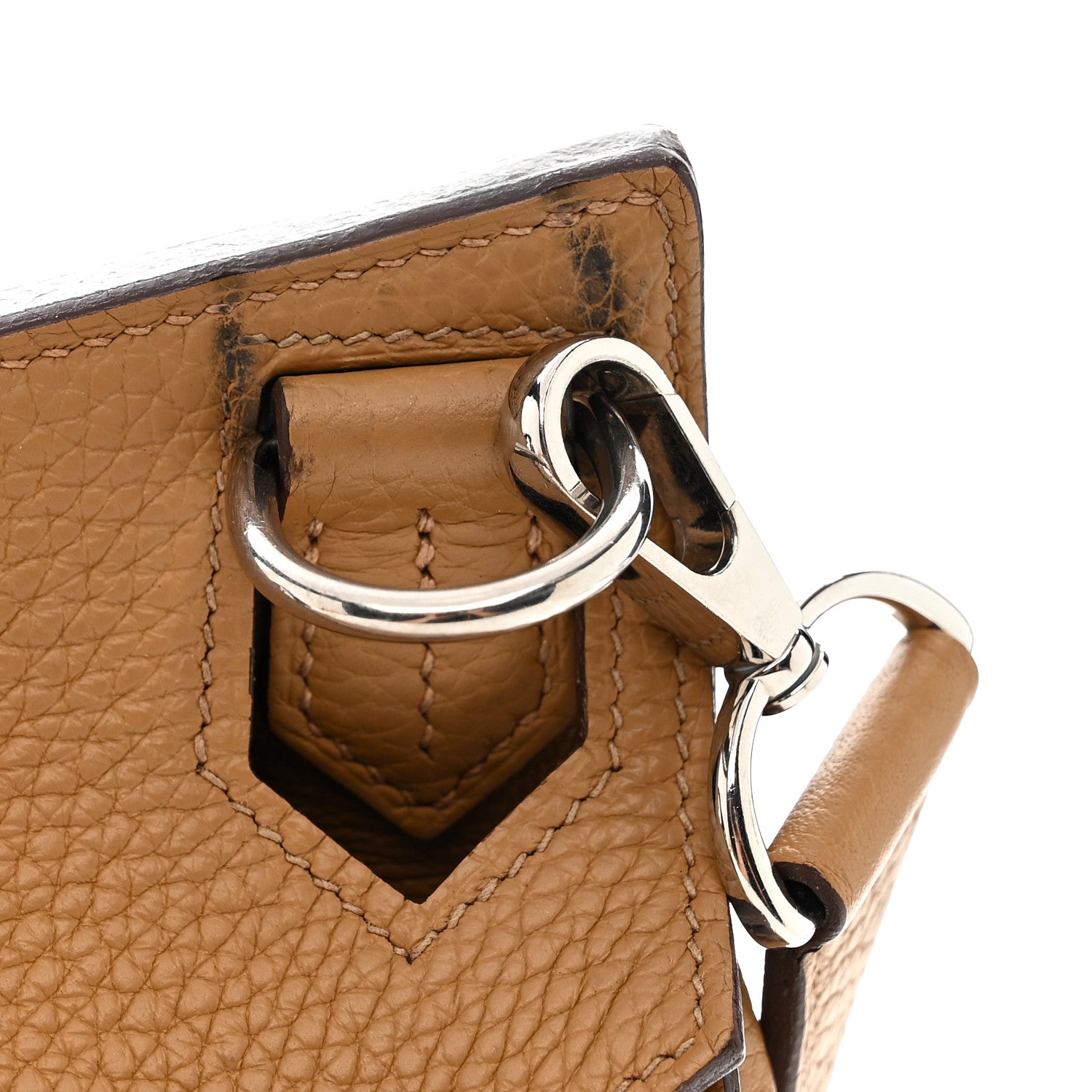 Hermes Taurillon Clemence Jypsiere 28 Biscuit 13 of 14