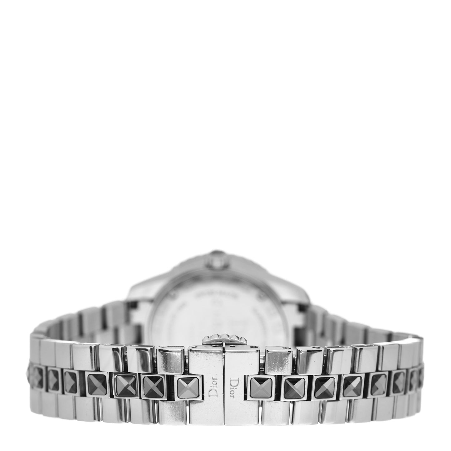 Stainless Steel Sapphire 29mm Christal Quartz Watch Gilt