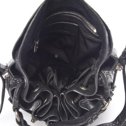 Alexander Wang Pebbled Lambskin Diego Bucket Black Nickel Hardware 6 of 16