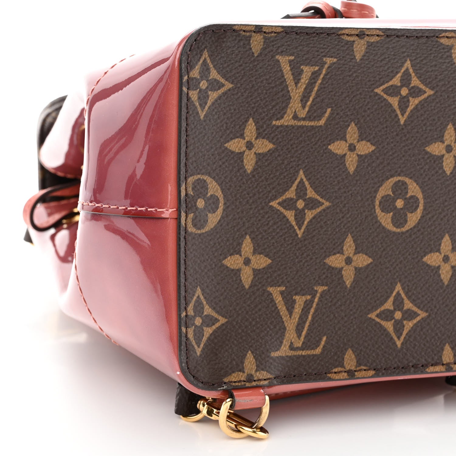 Louis Vuitton Patent Monogram Hot Springs Backpack Vieux Rose 8 of 10