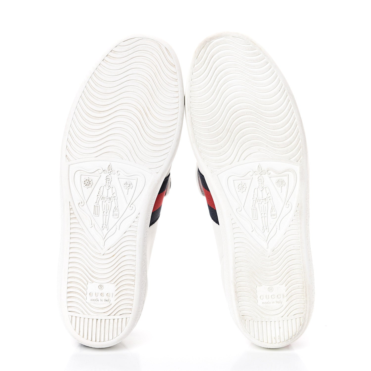 Gucci Calfskin Ayers Blind For Love Embroidered Womens Ace Sneakers 38 White 5 of 8