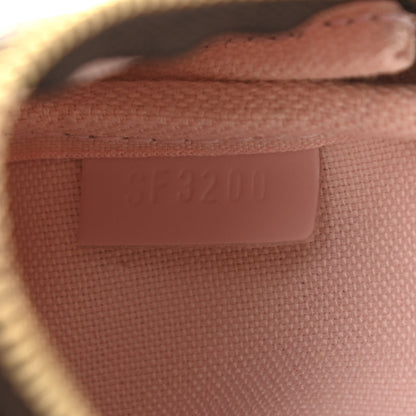 Louis Vuitton Damier Ebene 2020 Christmas Animation Big Wheel Mini Pochette Accessories Rose Ballerine 6 of 7
