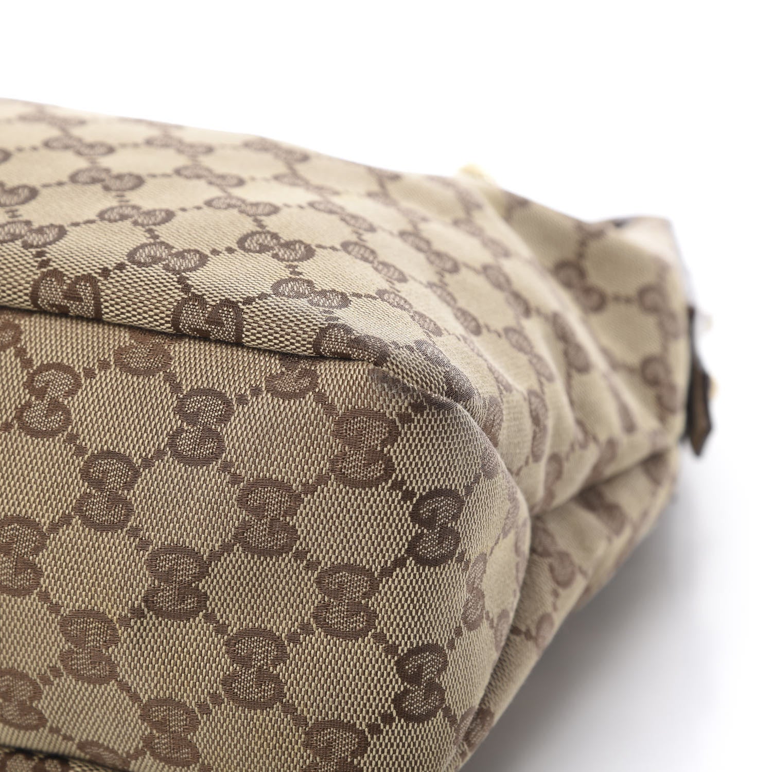 Gucci Monogram Medium Horsebit Chain Hobo Off White 9 of 13