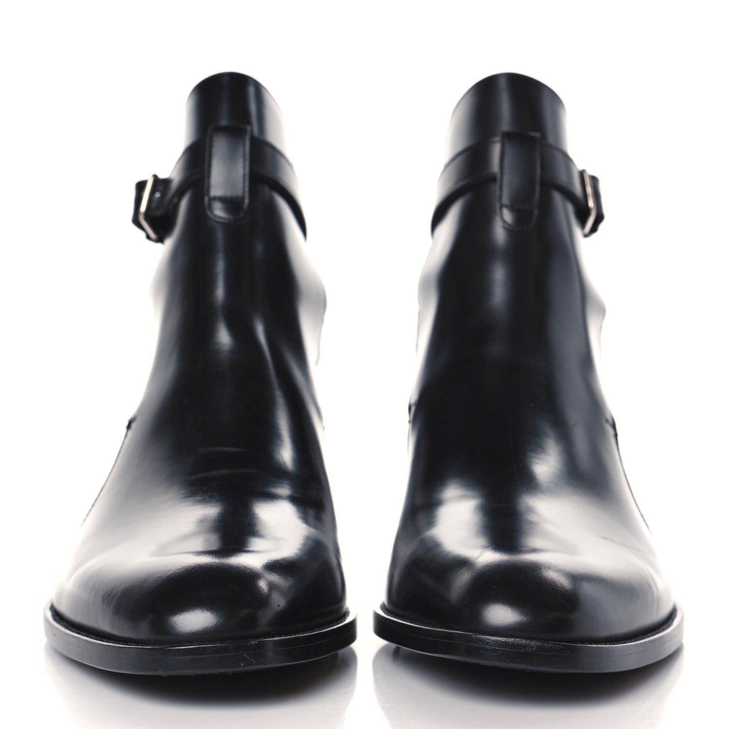 Saint Laurent Calfskin Wyatt 30 Boots 40 Black 3 of 7