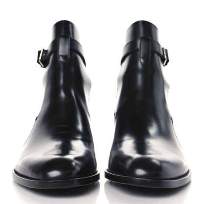 Saint Laurent Calfskin Wyatt 30 Boots 40 Black 3 of 7
