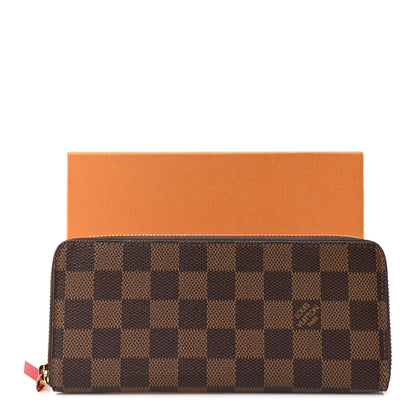 Louis Vuitton Damier Ebene Clemence Wallet Cherry 9 of 9