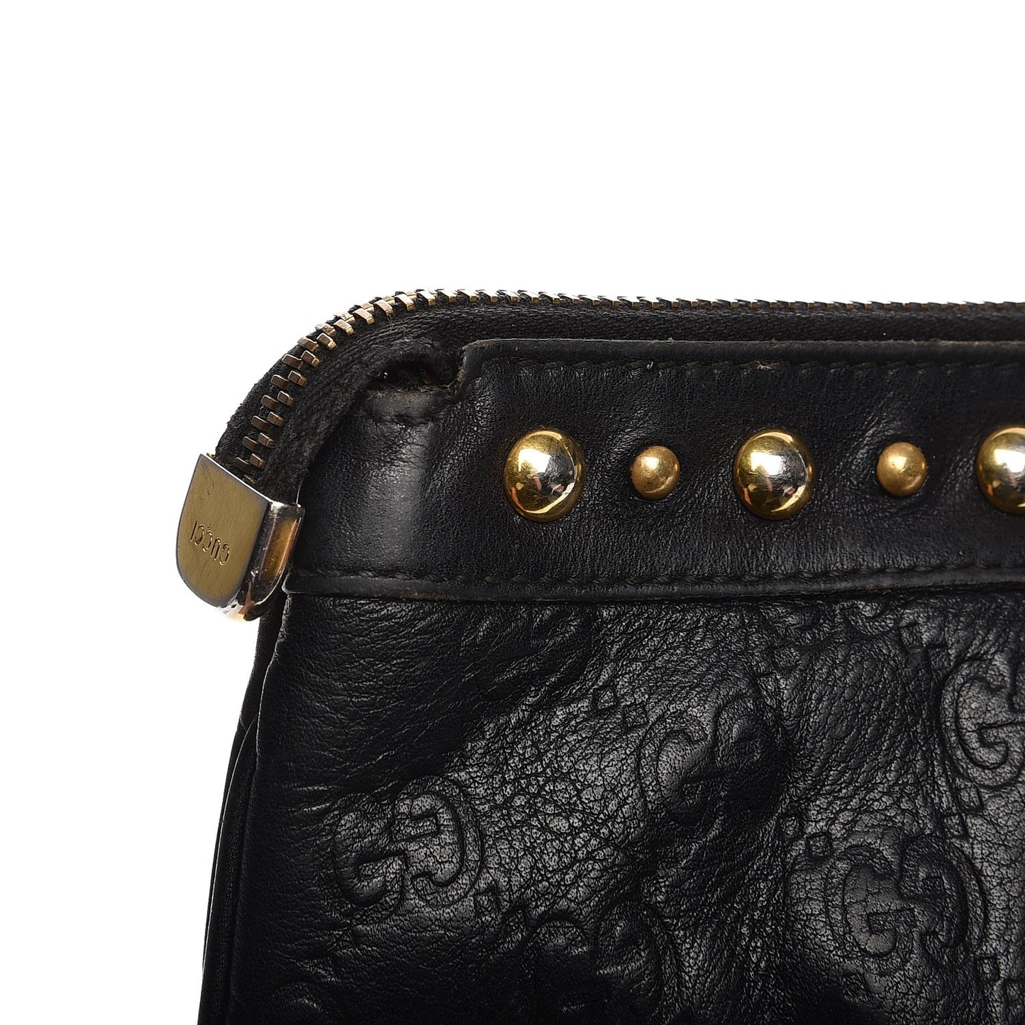 Guccissima Babouska Wristlet Black