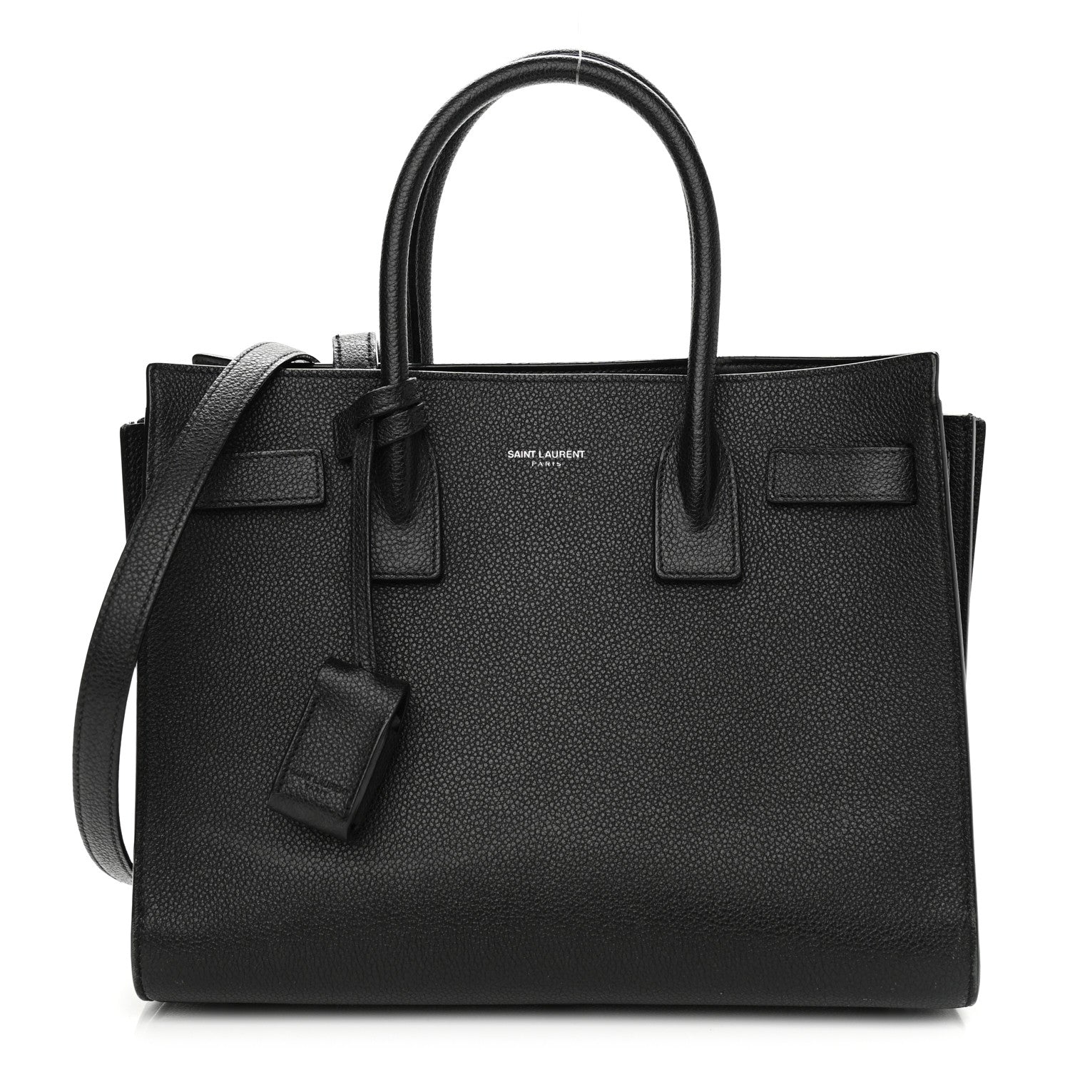 Saint Laurent Calfskin Nano Sac De Jour Black 1 of 12