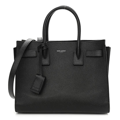 Saint Laurent Calfskin Nano Sac De Jour Black 1 of 12