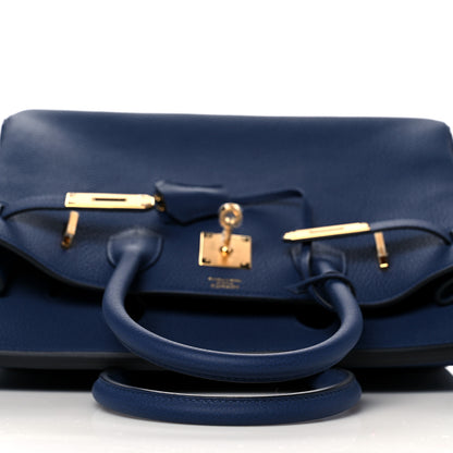 Hermes Togo Birkin 30 Bleu Saphir 14 of 35