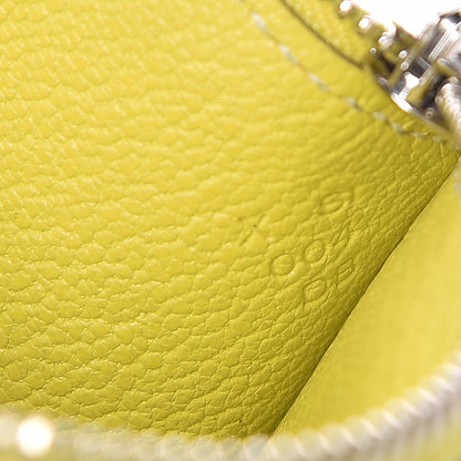 Hermes Chevre Mysore Tutti Frutti Citron Coin Purse Charm Lime 8 of 9
