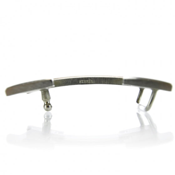 Palladium H Belt Buckle Brushed Silver