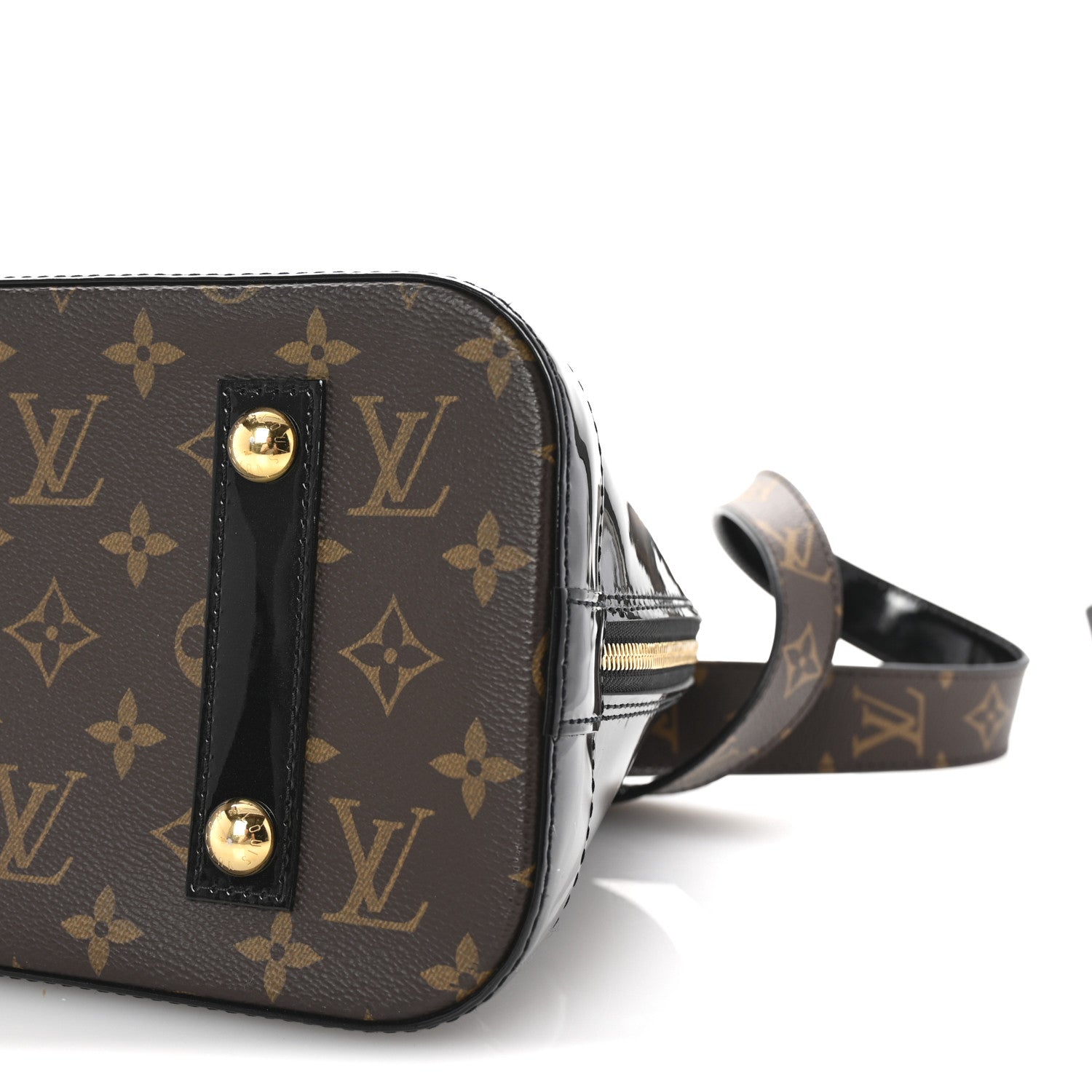 Louis Vuitton Patent Monogram Alma PM Black 9 of 9