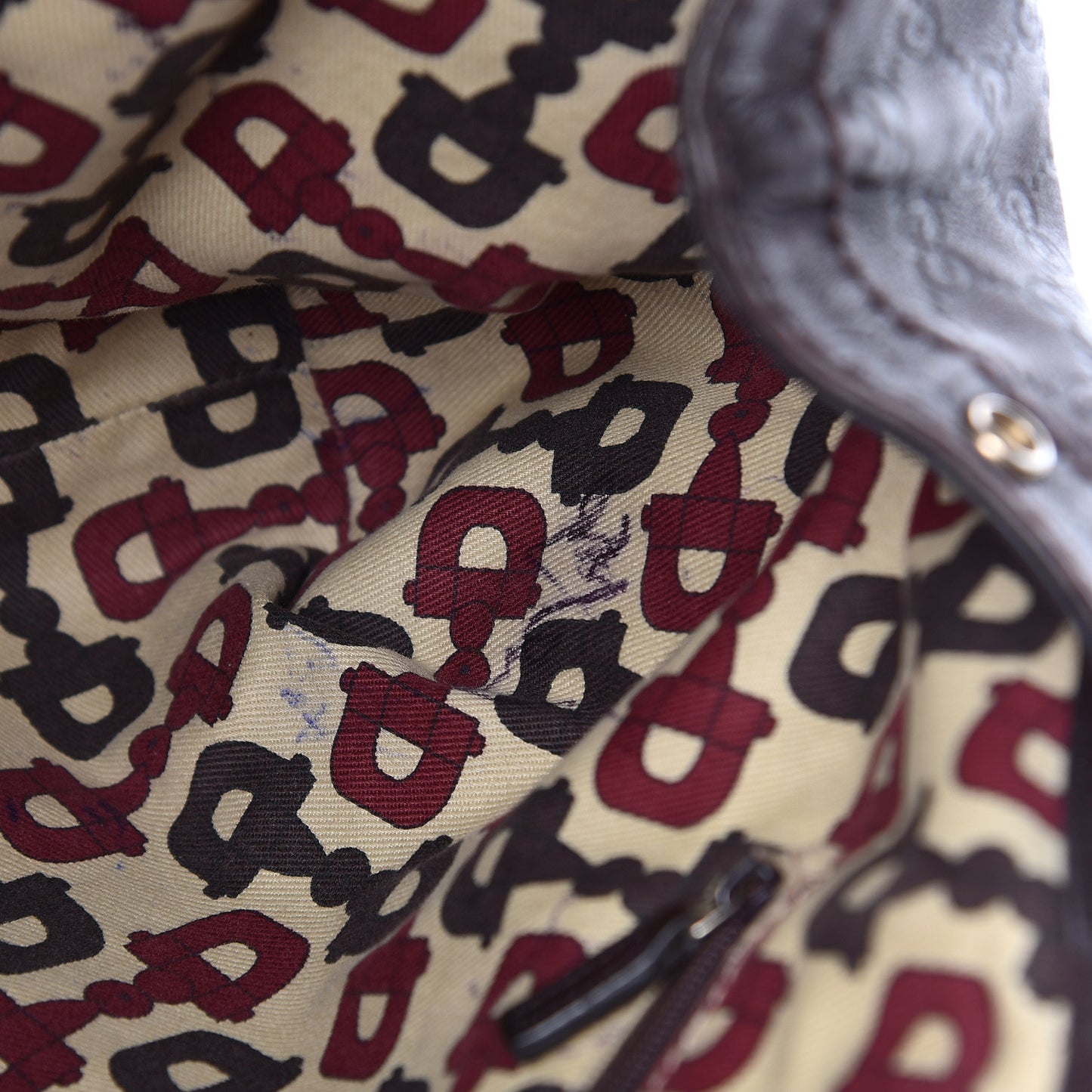 Guccissima Medium Sukey Tote Chocolate