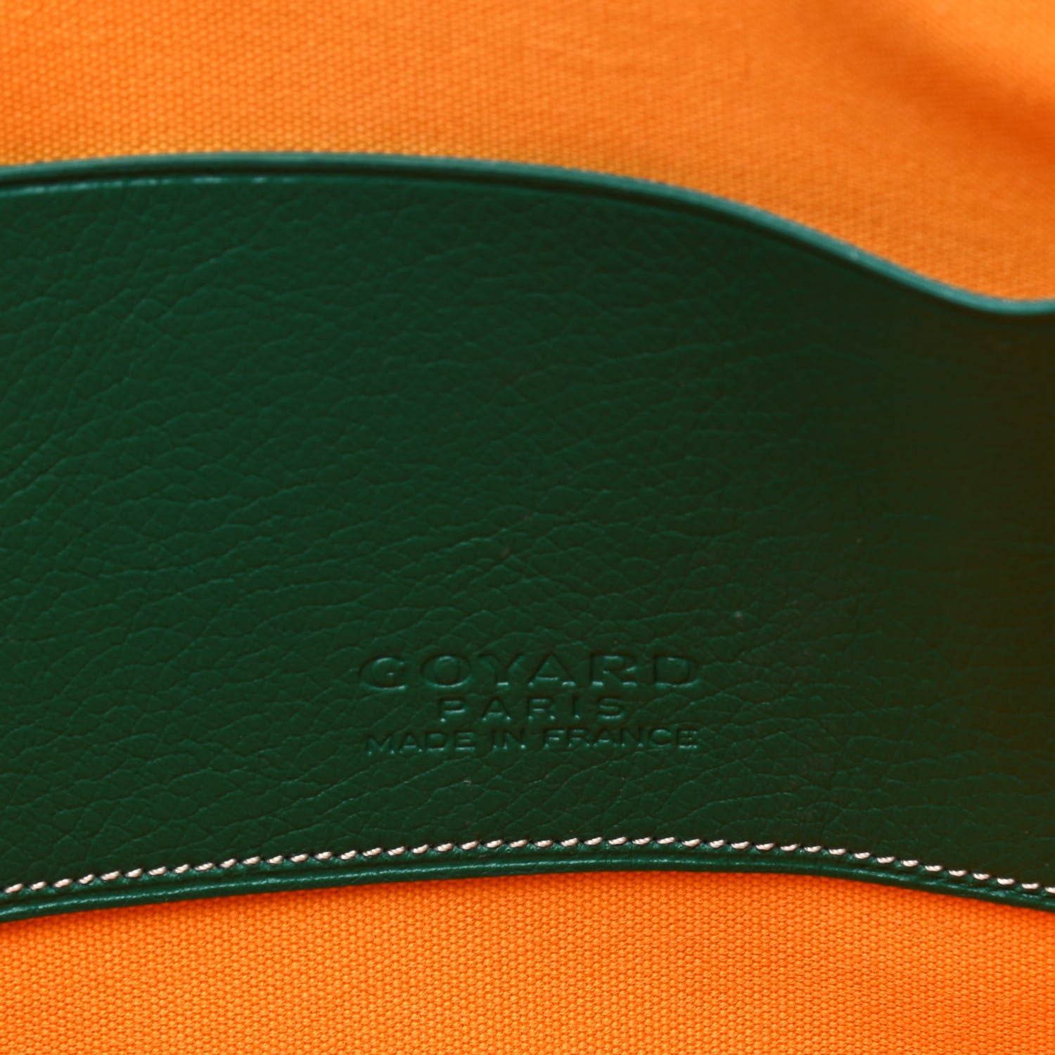Goyard Goyardine Senat Pochette MM Green 4 of 5